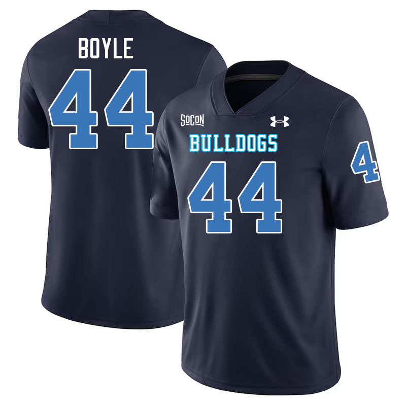 The Citadel Bulldogs #44 Sebastien Boyle College Football Jerseys,Uniforms-Navy